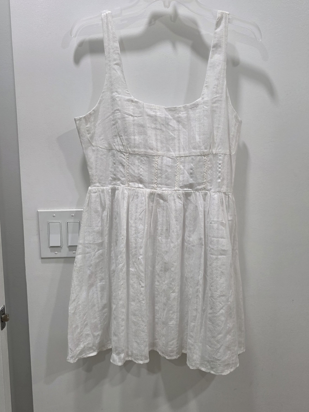 Princess Polly Lorinda Mini Dress White New